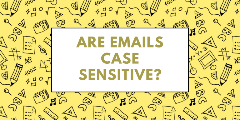 are emails case sensitive
