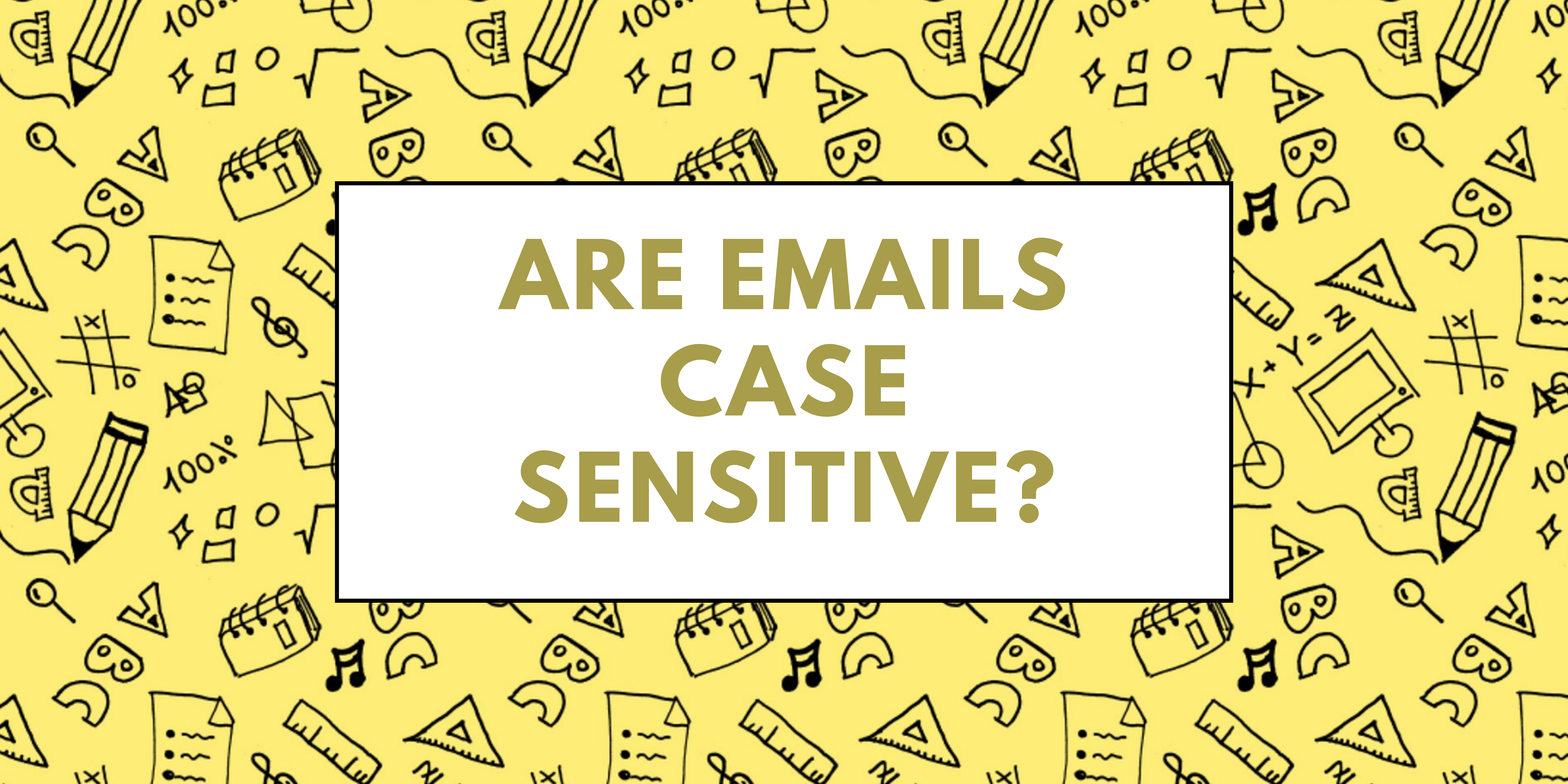 are emails case sensitive