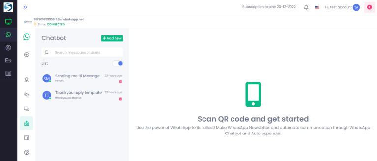 Sendwo Dashboard Chatbot