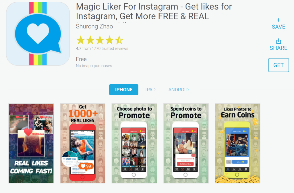 Magic Liker, one of the Best Like Apps For Instagram