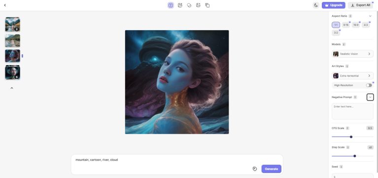 Imagine AI Homepage
