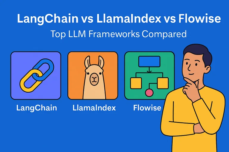LangChain vs LlamaIndex vs Flowise